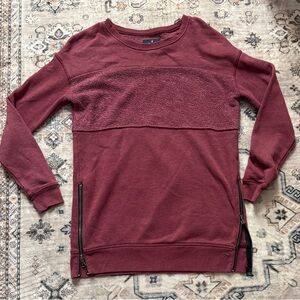 American Eagle Sweatshirt with Zipper Accents
